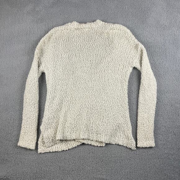 Mossimo Supply Co Women's Small White Nylon Long Sleeve Cardigan with Pockets - Picture 10 of 10